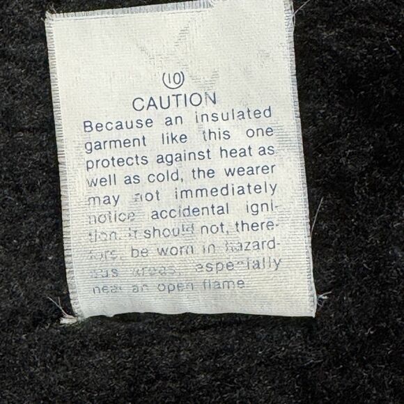 Vintage 80s Westchester Classics Men’s Herringbone Faux Fur Lined Coat Made USA - Picture 15 of 16